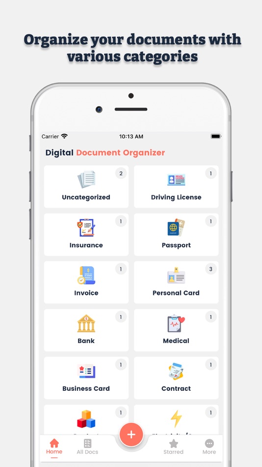 #1. Digital Document Organizer (iOS) 由: Monali Paghadal