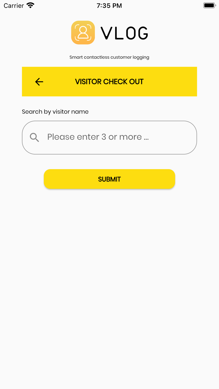 VLOG App – VISITOR MANAGEMENT