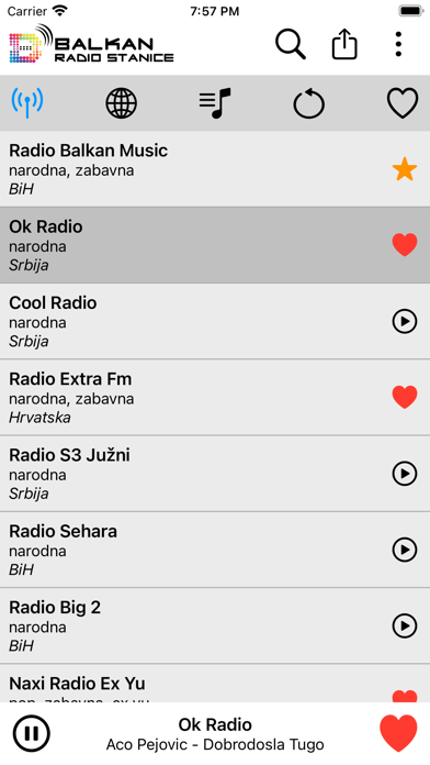 Screenshot #2 pour Balkan Radio Stanice