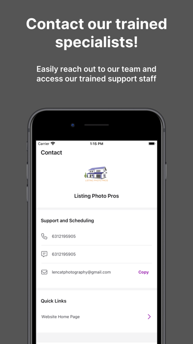 Listing Photo Pros Screenshot