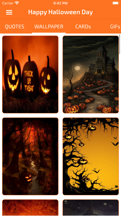 Halloween Cards & Wallpaper Screenshot