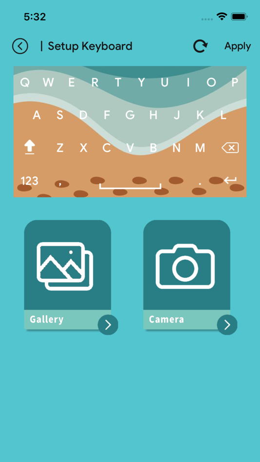 #2. Greenkey -Fonts theme keyboard (iOS) 由: FATIMA EL HANAFI
