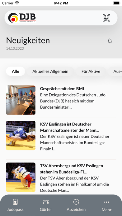 JudoPass Screenshot