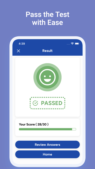 Louisiana DMV Practice Test Screenshot