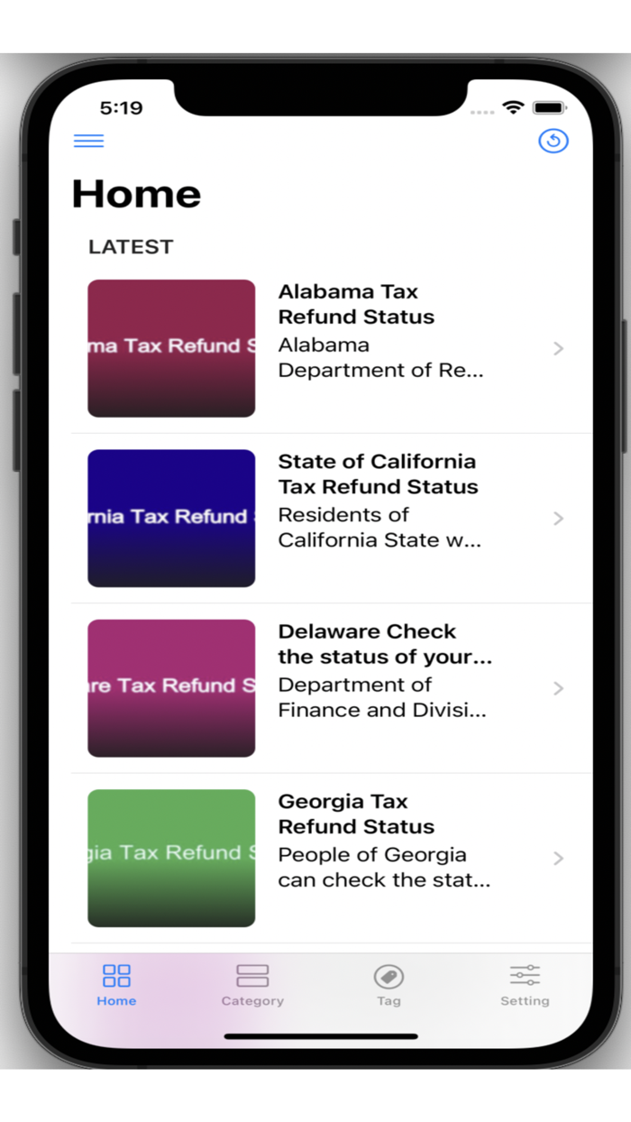 USA Tax Refund Status