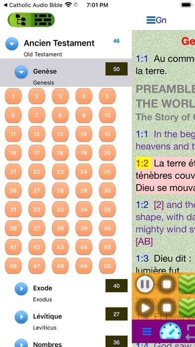 Screenshot #2 pour Français-Anglais Crampon Bible