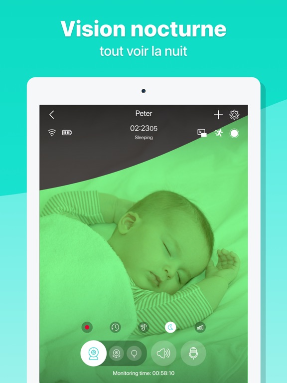 Screenshot #6 pour Babyphone Annie: Baby Monitor