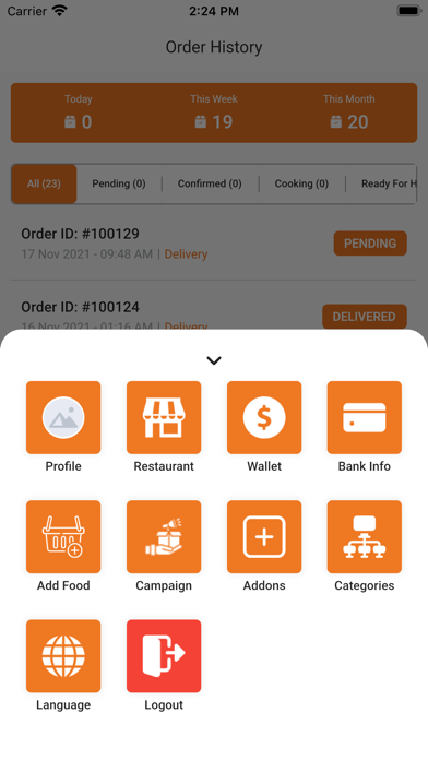 MoneyFood Restaurant Screenshot