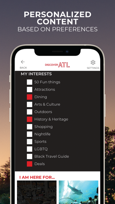 Discover Atlanta. Screenshot
