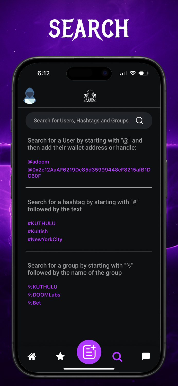 KUTHULU - Social on Blockchain