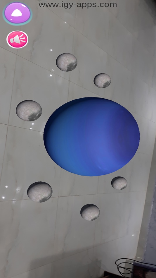 #10. Solar System AR 4D (iOS) By: Ibrahim Amer