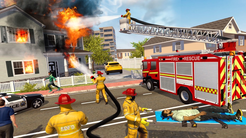 #2. Fireman Rescue Simulator (iOS) 来自: Ahmad Jalil Qarshi