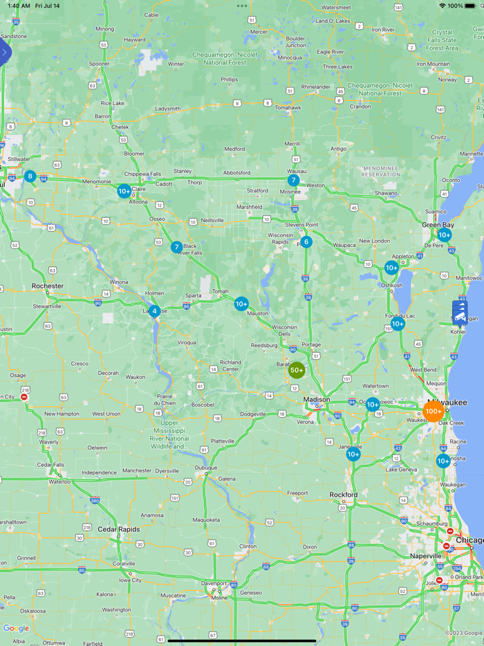 Live Traffic - Wisconsin