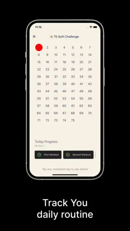 Game screenshot 75 Soft Challenge : Tracker mod apk