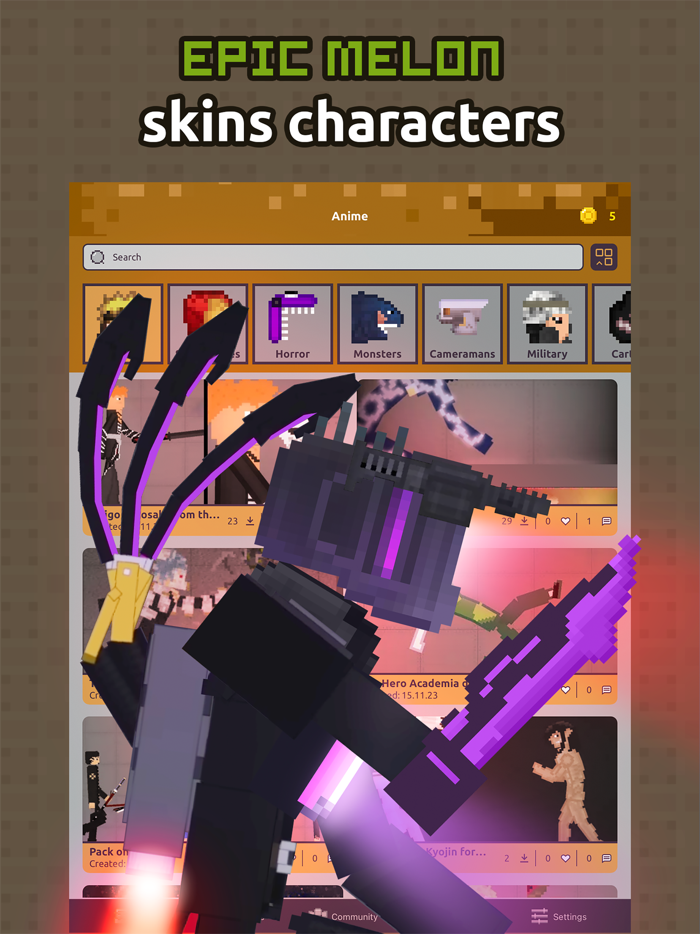 Skins for Melon Playground