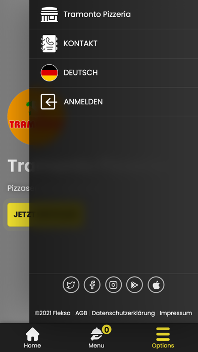 Tramonto Pizzeria Screenshot
