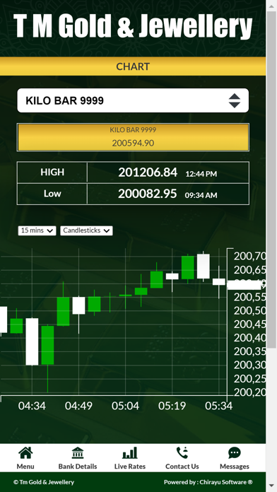 T M Gold And Jewellery Screenshot