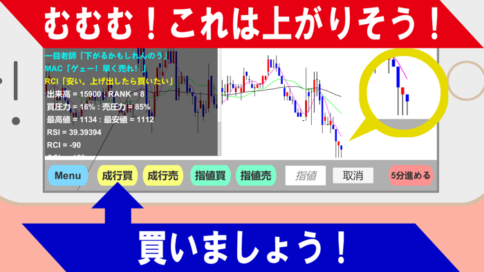 株デイトレ練習アプリ