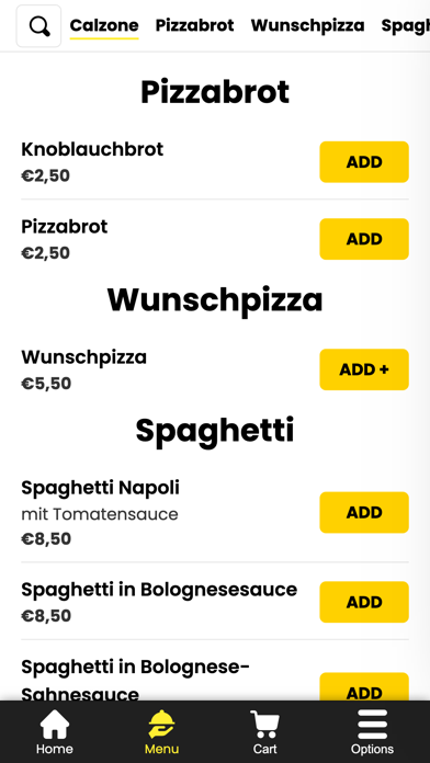 Milano Pizza Express Screenshot