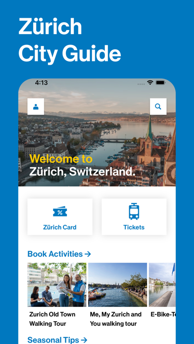 Zürich City Guide Screenshot