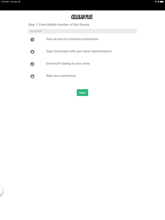 Cellular Plus iPad screenshot 3 - Business app