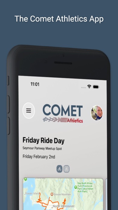 Comet Athletics Screenshot