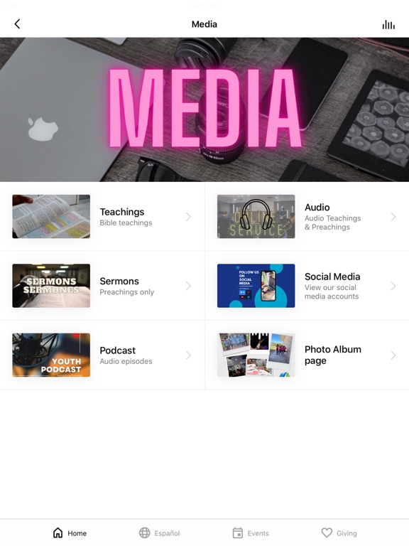 Templo La Trinidad iPad screenshot 2 - Education app