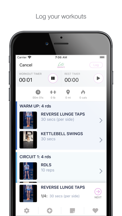 Let's Dominate fitness Screenshot