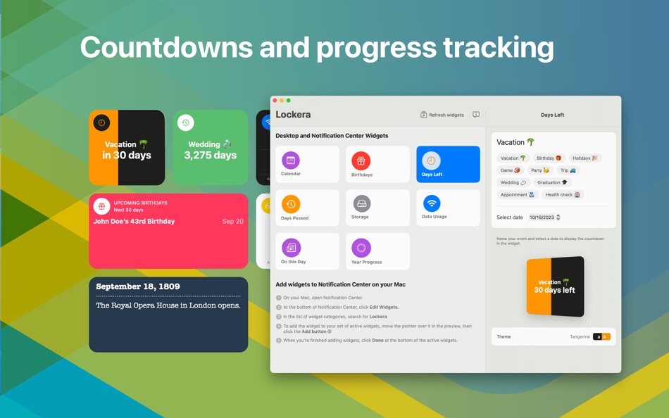 #4. Lockera Widgets (macOS) 由: ImageTasks Inc