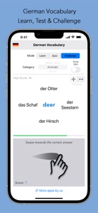 Learn - German Vocabulary screenshot #1 for iPhone