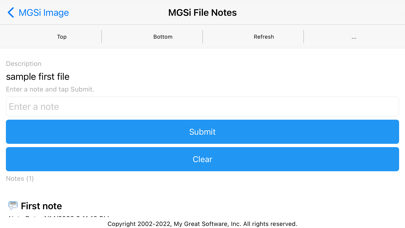 MGSi Screenshot