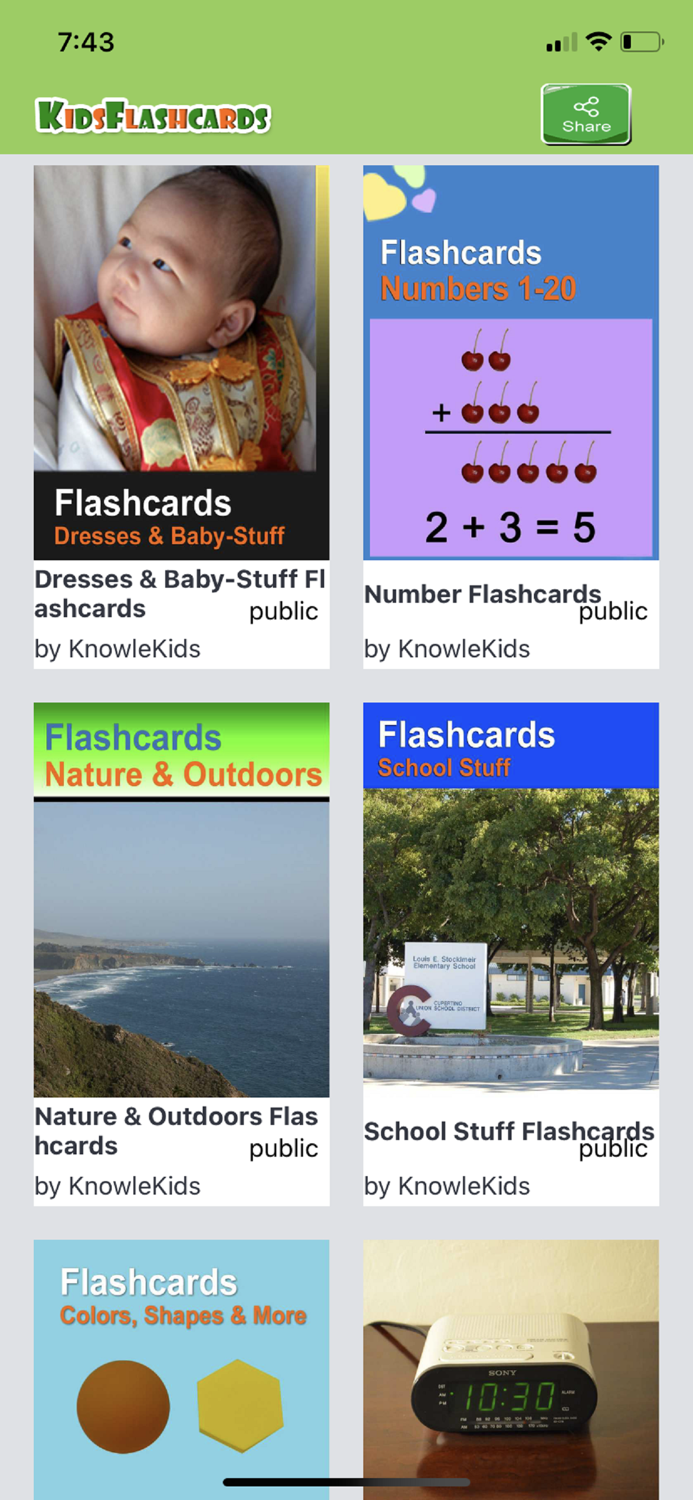 KnowleKids Flashcards