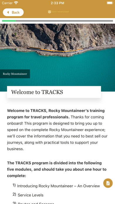 Rocky Mountaineer TRACKS Screenshot