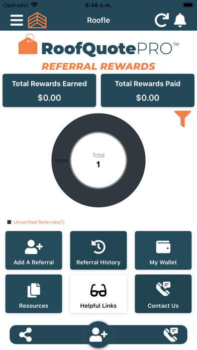 ROOFLE Rewards Screenshot
