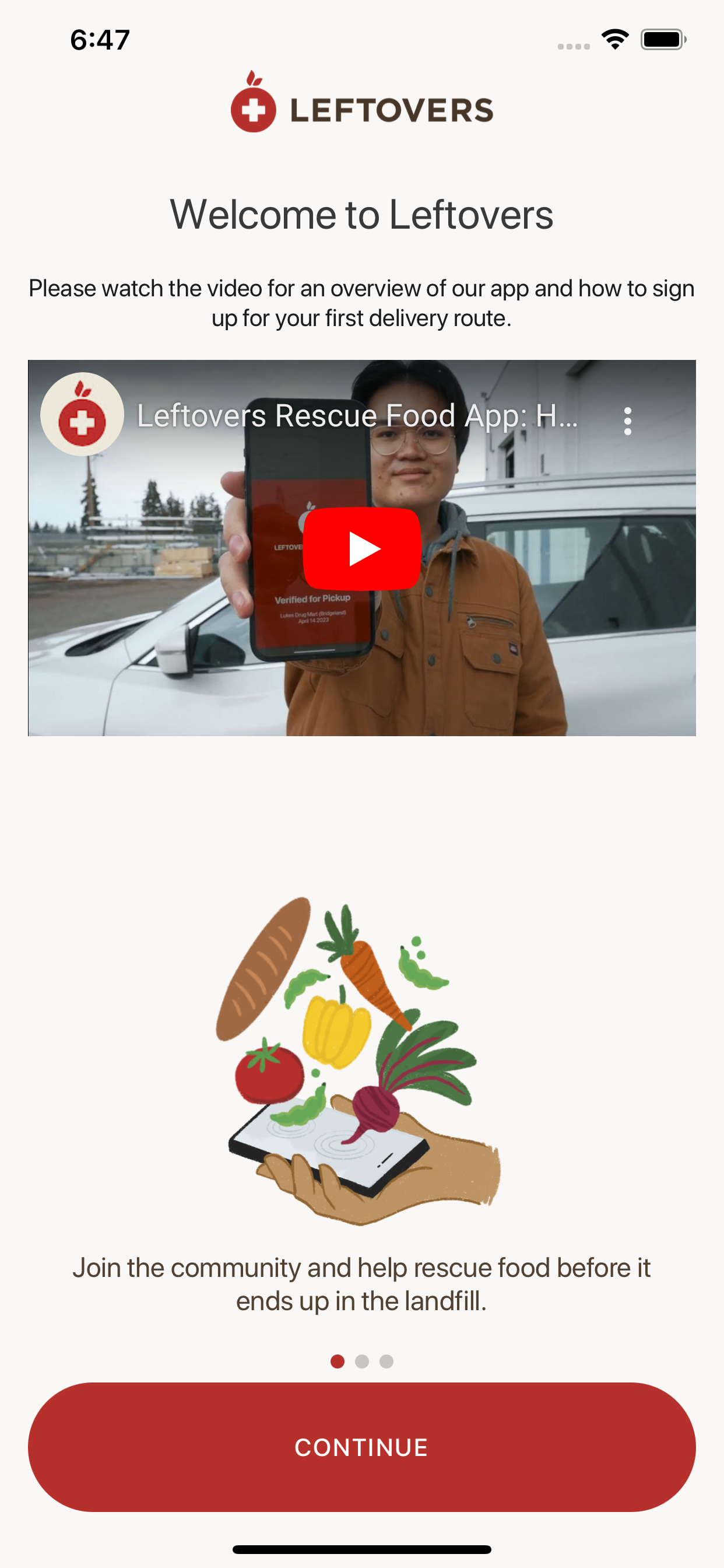 Rescue Food App