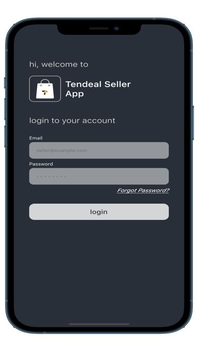 Tendeal Seller Screenshot