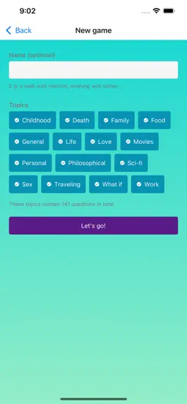 Game screenshot Conversation Topics hack