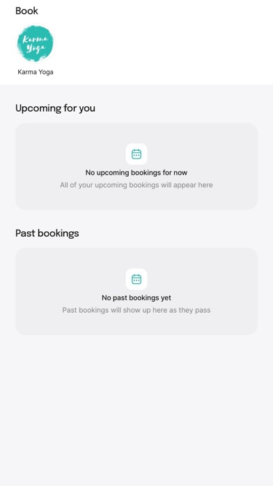 Karma Yoga App Screenshot