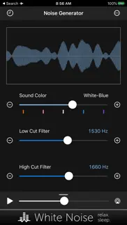 noise generator: full spectrum iphone screenshot 1