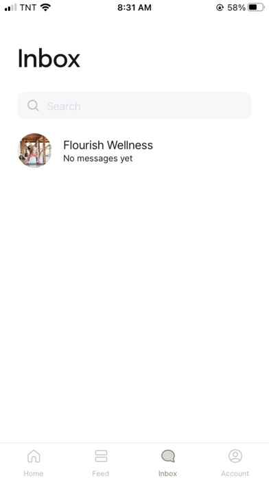 Flourish Wellness App Screenshot