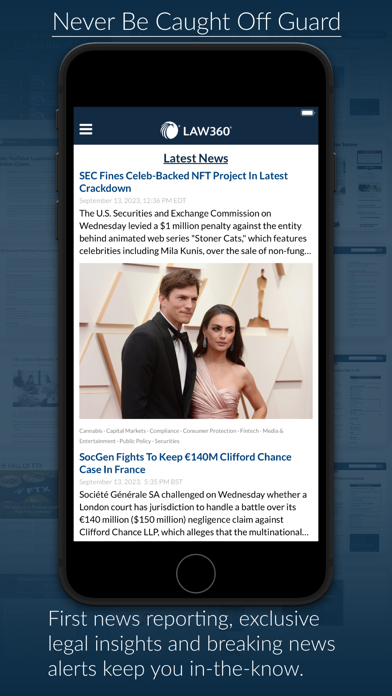 Law360 Legal News & Analysis Screenshot