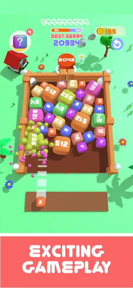 Game screenshot 2048 3D Cubes! mod apk