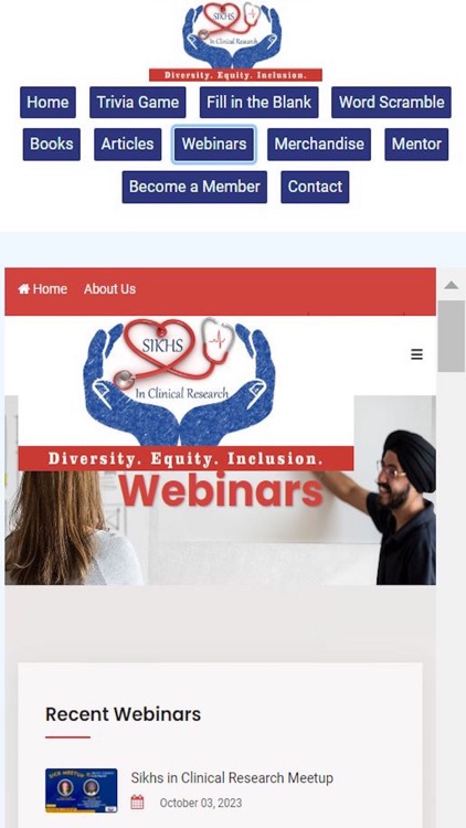 Sikhs in Clinical Research App