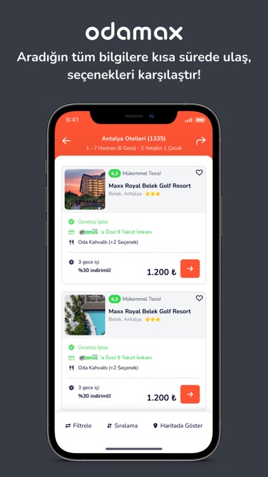 Screenshot #3 pour Odamax - Otel Rezervasyon
