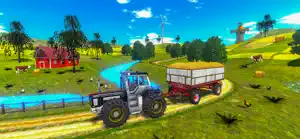 Farming Game Tractor Trolley screenshot #2 for iPhone