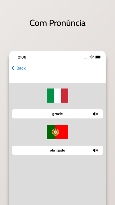 Dicionário Italiano/Português Screenshot