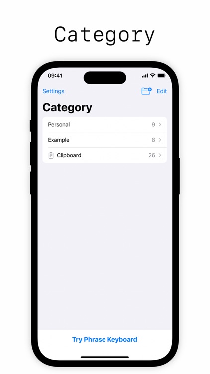Phrase Keyboard - Quick Type