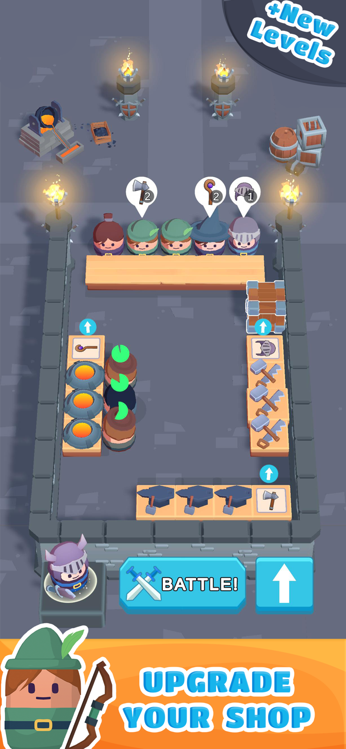 Hero Blacksmith Idle RPG