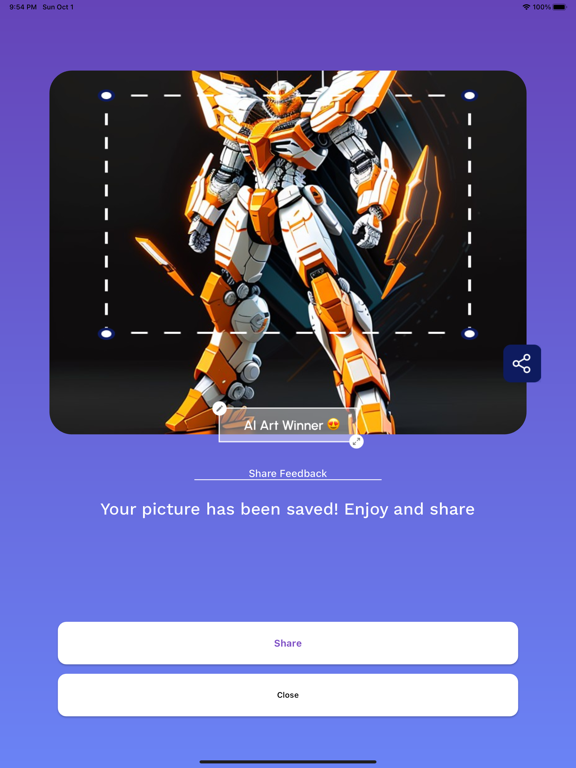 AiDitor: Create AI Image & Art iPad screenshot 5 - Graphics & Design app