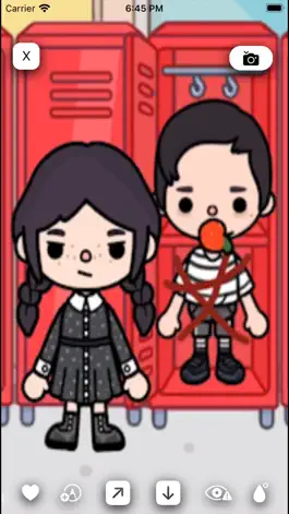 Game screenshot Toca Wednesday Boca Fanart mod apk